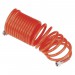 Sealey Coiled Air Hose 5mtr 5mm with 1/4BSP Unions