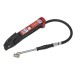 Sealey Premier Anodised Tyre Inflator with Twin Push-On Connector