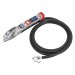Sealey Airline Gauge to CE Regs 2.75mtr Hose & Clip Connector