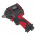 Sealey Air Impact Wrench 1/2\"Sq Drive Stubby Twin Hammer