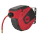 Sealey Auto Rewind Control Air Hose Reel 10mtr 10mm - Rubber Hose