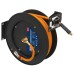 Sealey Retractable Metal Reel 15m 10mm ID High-Visibility Hybrid Air Hose