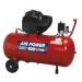 Sealey Compressor 100ltr V-Twin Belt Drive 3hp Oil Free