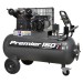 Sealey Compressor 150ltr Belt Drive 3hp with Front Control Panel