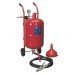Shot Blaster with Water Trap & Wheels 37ltr