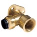 Sealey Wingback Elbow 22mm x 3/4\"BSP Brass (SharkBite)