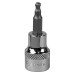 Sealey Ball-End Hex Socket Bit 4mm 3/8\"Sq Drive