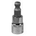 Sealey Ball-End Hex Socket Bit 9mm 3/8\"Sq Drive