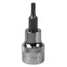 Sealey Spline Socket Bit M3 3/8\"Sq Drive