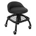 Sealey Creeper Stool Pneumatic with Adjustable Height Swivel Seat & Back Rest