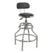 Sealey Workshop Stool Pneumatic with Swivel Seat & Back Rest