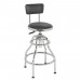 Sealey Workshop Stool Pneumatic with Swivel Seat & Back Rest