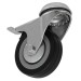 Sealey Castor Wheel Bolt Hole Swivel with Brake 75mm