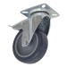 Sealey Castor Wheel Swivel Plate with Total Lock 75mm