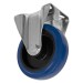 Sealey Heavy-Duty Blue Elastic Rubber Fixed Castor Wheel 125mm - Trade