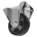 Sealey Heavy-Duty Rubber Fixed Plate Castor Wheel 125mm - Trade