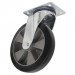 Sealey Heavy-Duty Rubber Castor Wheel Swivel 200mm - Trade