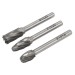 Sealey Burr Set 3pc Ripper/Coarse