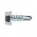 Sealey Self Drilling Screw 4.2 x 13mm Hex Head Zinc DIN 7504K Pack of 100