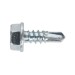 Sealey Self Drilling Screw 4.2 x 13mm Hex Head Zinc DIN 7504K Pack of 100