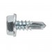 Sealey Self Drilling Screw 4.8 x 13mm Hex Head Zinc DIN 7504K Pack of 100