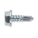 Sealey Self Drilling Screw 4.8 x 13mm Hex Head Zinc DIN 7504K Pack of 100