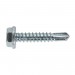 Sealey Self Drilling Screw 4.8 x 25mm Hex Head Zinc DIN 7504K Pack of 100