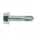 Sealey Self Drilling Screw 6.3 x 25mm Hex Head Zinc DIN 7504K Pack of 100