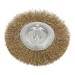 Sealey Flat Wire Brush 100mm with 6mm Shaft