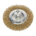 Sealey Flat Wire Brush 75mm with 6mm Shaft