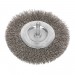 Sealey Flat Wire Brush Stainless Steel 100mm with 6mm Shaft