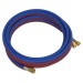 Sealey Twin Rubber Hose Set 4.5mtr