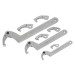 Sealey Adjustable Hook & Pin Wrench Set 11pc