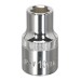 Sealey WallDrive Socket 10mm 1/2Sq Drive Fully Polished
