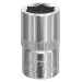 Sealey WallDrive Socket 15mm 1/2Sq Drive Fully Polished