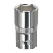 Sealey WallDrive Socket 16mm 1/2Sq Drive Fully Polished