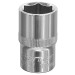 Sealey WallDrive Socket 17mm 1/2Sq Drive Fully Polished