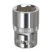 Sealey WallDrive Socket 18mm 1/2Sq Drive Fully Polished