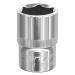 Sealey WallDrive Socket 19mm 1/2Sq Drive Fully Polished