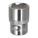 Sealey WallDrive Socket 21mm 1/2Sq Drive Fully Polished