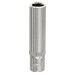Sealey WallDrive Socket 8mm Deep 1/4Sq Drive Fully Polished
