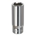 Sealey WallDrive Socket 14mm Deep 1/4\"Sq Drive Fully Polished