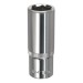 Sealey WallDrive Socket 17mm Deep 3/8Sq Drive Fully Polished