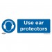 Sealey Mandatory Safety Sign - Use Ear Protectors - Self-Adhesive Vinyl - Pack of 10