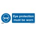 Sealey Mandatory Safety Sign - Eye Protection Must Be Worn - Rigid Plastic