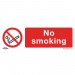 Sealey Prohibition Safety Sign - No Smoking - Rigid Plastic - Pack of 10