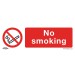 Sealey Prohibition Safety Sign - No Smoking - Rigid Plastic - Pack of 10