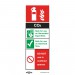 Sealey Safe Conditions Safety Sign - CO2 Fire Extinguisher - Rigid Plastic - Pack of 10