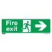 Sealey Safe Conditions Safety Sign - Fire Exit (Right) - Self-Adhesive Vinyl