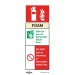 Sealey Safe Conditions Safety Sign - Foam Fire Extinguisher - Self-Adhesive Vinyl